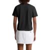 imageMichael Kors Womens Studded Mk Charm Cropped TShirtBlack