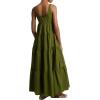imageMichael Kors Womens VNeck Tier DressEvergreen