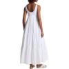 imageMichael Kors Womens VNeck Tier DressWhite