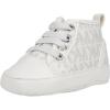 imageMICHAEL KORS BabyGirls Split Crib ShoeWhite Silver