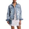 imageMichael Kors Womens Denim Trucker JacketUnion Wash
