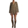 imageMichael Kors Womens Lace VNeck DressSafari Green