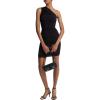 imageMichael Kors Womens Ruched One Shoulder Mini DressBlack
