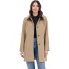 imageMichael Kors Womens Single Breasted Raincoat with Detachable HoodKhaki