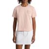 imageMichael Kors Womens Studded Mk Charm Cropped TShirtRosewater