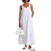imageMichael Kors Womens VNeck Tier DressWhite