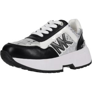 imageMichael Kors Kids Footwear Girls Cosmo Maddy Sneaker Silver MetallicBlack 1 Big Kid