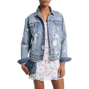 imageMichael Kors Womens Denim Trucker JacketUnion Wash