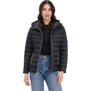 imageMichael Kors Womens Hooded Packable Puffer JacketBlack