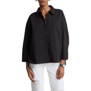 imageMichael Kors Womens Poplin ShirtBlack