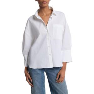 imageMichael Kors Womens Poplin ShirtWhite
