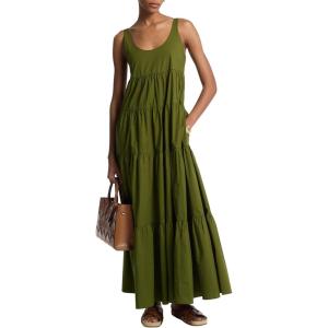 imageMichael Kors Womens VNeck Tier DressEvergreen
