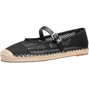 imageMichael Kors Womens Lynn Ballet EspadrilleSignatureNappa LeatherBlack