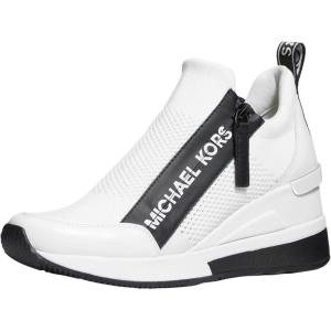 imageMichael Kors Womens Willis Wedge Trainer SneakerOptical White