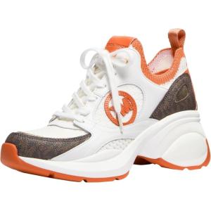 imageMichael Kors Womens Zuma Knit Trainer SneakerOrange Punch