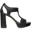 imageMichael Kors Womens Berkley Mid Sandal HeeledBlack