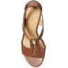 imageMichael Kors Womens Berkley MidHeel Wedge SandalLuggage