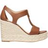 imageMichael Kors Womens Berkley MidHeel Wedge SandalLuggage