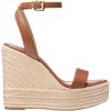 imageMichael Kors Womens Leighton Espadrille Wedge SandalLuggage