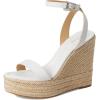 imageMichael Kors Womens Leighton Espadrille Wedge SandalOptical White
