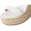 imageMichael Kors Womens Leighton Espadrille Wedge SandalOptical White