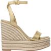 imageMichael Kors Womens Leighton Espadrille Wedge SandalPale Gold