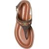 imageMichael Kors Womens Mandy Thong Sandal FlatBrownLuggage