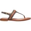 imageMichael Kors Womens Mandy Thong Sandal FlatBrownLuggage