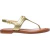 imageMichael Kors Womens Mandy Thong Sandal FlatPale Gold