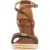 imageMichael Kors Womens Mandy Wedge SandalBrownLuggage