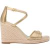 imageMichael Kors Womens Mandy Wedge SandalPale Gold