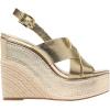 imageMichael Kors Womens Nora Wedge SandalPale Gold