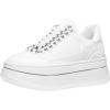 imageMichael Kors Womens Hayes Chain Lace Up SneakerWhite