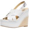 imageMichael Kors Womens Nora Wedge SandalOptical White