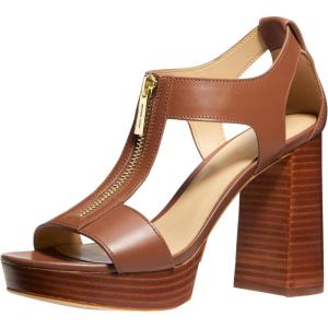 imageMichael Kors Womens Berkley Mid Sandal HeeledLuggage