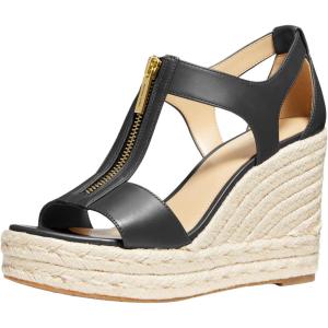 imageMichael Kors Womens Berkley MidHeel Wedge SandalBlack