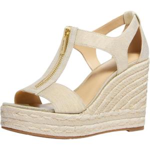 imageMichael Kors Womens Berkley MidHeel Wedge SandalPale Gold