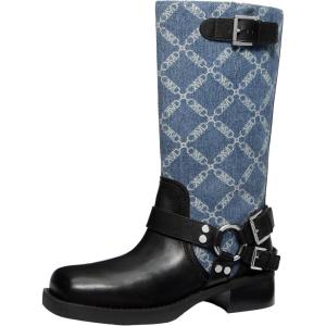 imageMichael Kors Womens Crosby Moto Boot MotorcycleUnion Wash