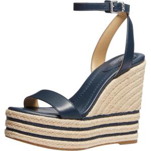 imageMichael Kors Womens Leighton Espadrille Wedge SandalNavy