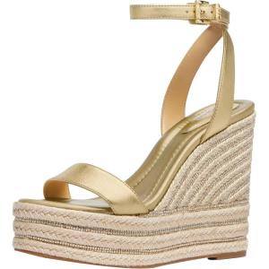 imageMichael Kors Womens Leighton Espadrille Wedge SandalPale Gold