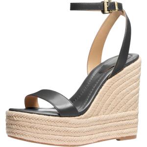 imageMichael Kors Womens Leighton Espadrille Wedge SandalSilver
