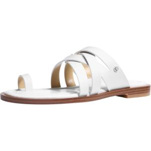 imageMichael Kors Womens Nora Thong Sandal FlatOptical White