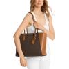 imageMichael Kors Taryn Large MultiFunctional TopZip Tote BagBrownAcorn