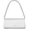Silver-tone Hardware/Optic White