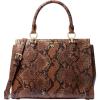 Gold-tone Hardware/Embossed Snake Leather/Luggage