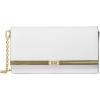 Gold-tone Hardware/Optic White