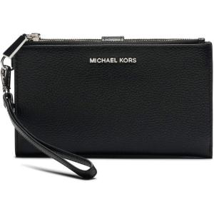 imageMichael Kors Jet Set Double Zip WristletSilvertone HardwareBlack