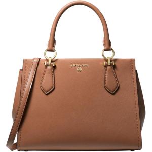 imageMichael Kors Marilyn Medium SatchelGoldtone HardwareSaffiano LeatherLuggage