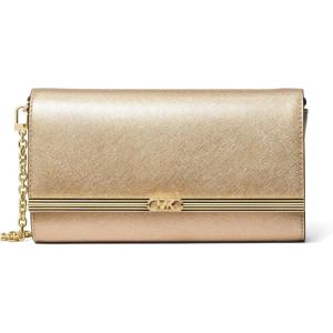 imageMichael Kors Mona Large ClutchGoldtone HardwarePale Gold