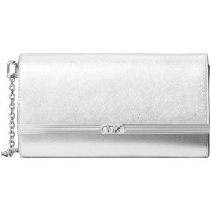 imageMichael Kors Mona Large ClutchSilvertone HardwareSilver